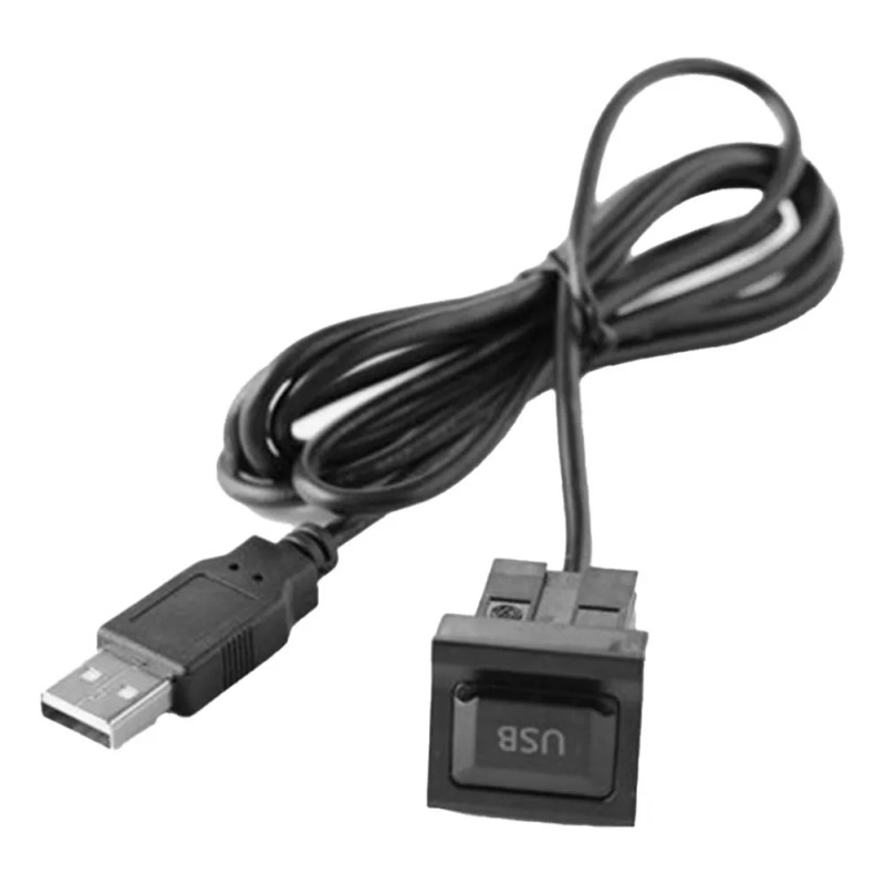Usb Para Coche Con Cubierta Antipolvo, Panel De Extensión Us
