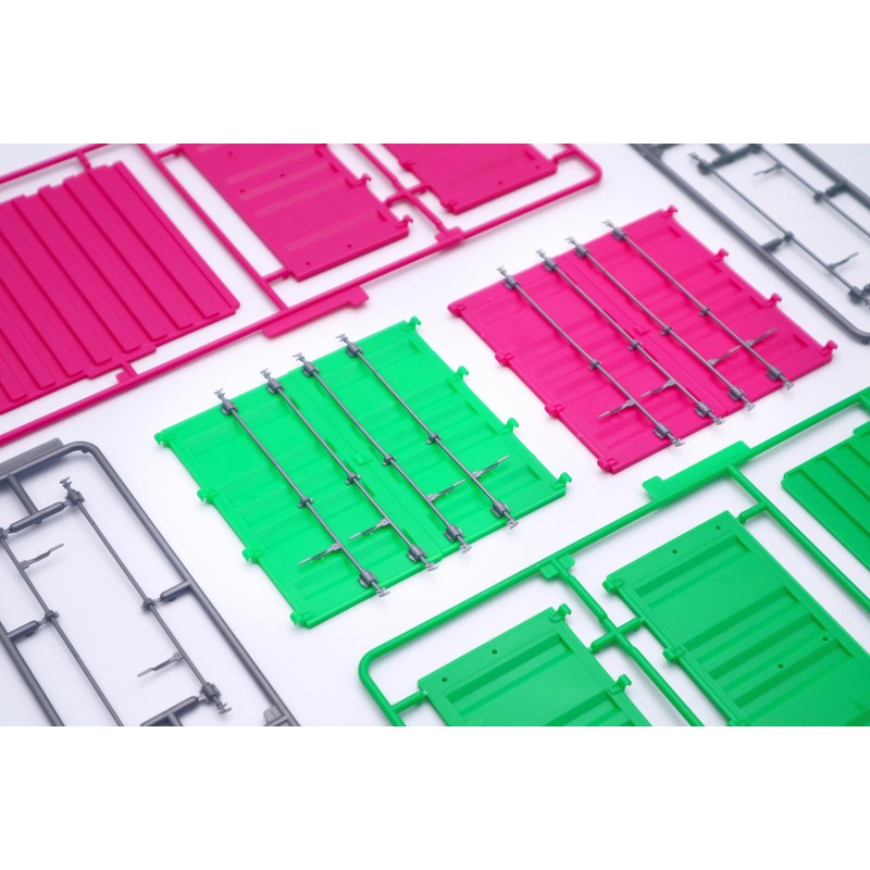1/24 Car NEXT Series No. 1001 20ft Container (Green) Plastic