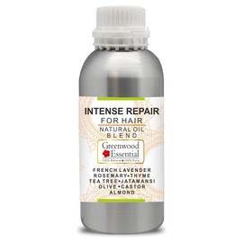 Greenwood Essential Intense Repair Hair Oil - For Dry, Damaged and Brittle Hair. Reduces Hair Loss 630 ml (21 oz)
