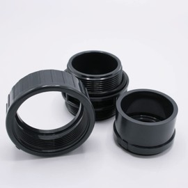 PVC Fitting with O-Ring, 50 mm x 2 Inches, Grey, Pipe Connection, PVC Fitting, PVC Pipe Connector, BM247