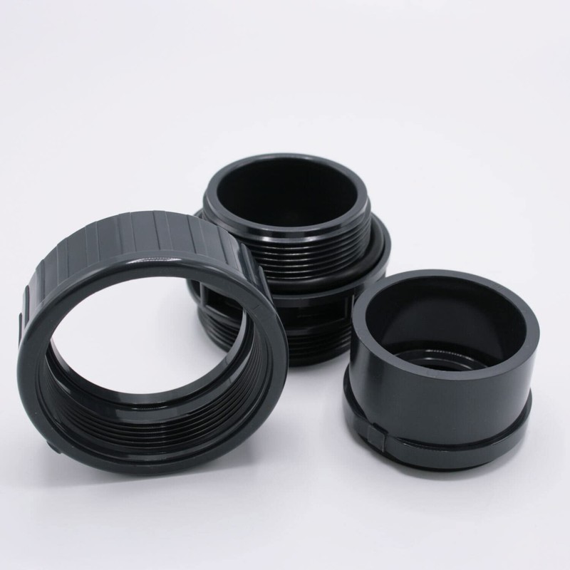 PVC Fitting with O-Ring, 50 mm x 2 Inches, Grey,