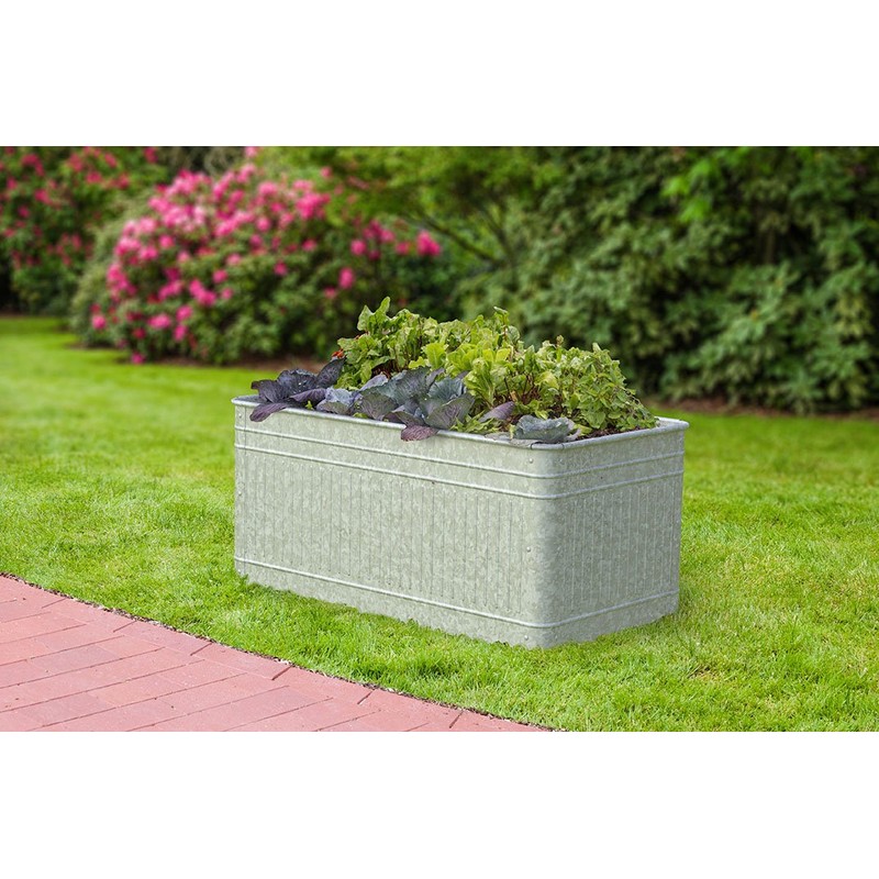 Panacea 83475 Vintage Rectangle Raised Garden Bed Planter