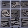 140pcs Round Feather Keys Parallel Keys Round End Feather Key