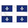 12x18 Inch Quebec Flag,30x45 cm Nautical Canada Province Quebec Flag,Small