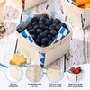 Thyle 60 Pcs/30 Sets One Pint Wood Berry Basket with