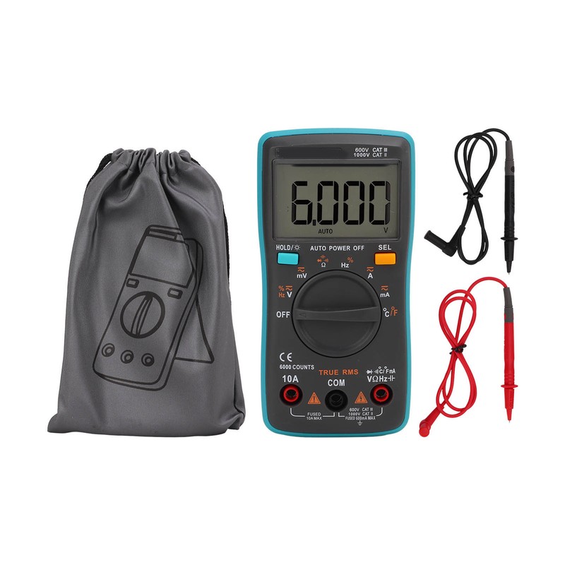 ZT102 6000 Digital Multimeter Automatic Range Multimeter Portable Voltage Current