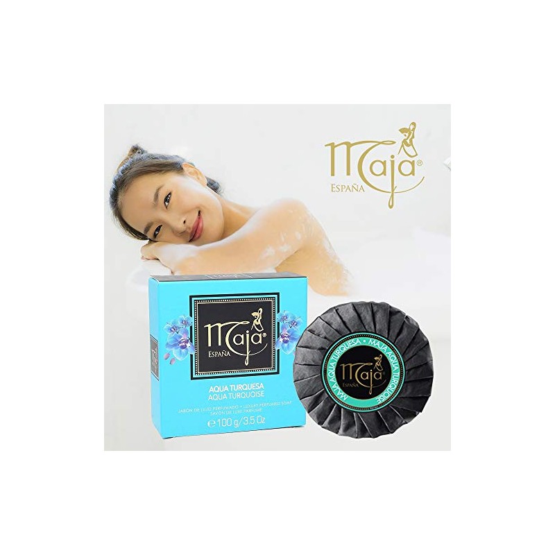 Maja España Jabón Perfumado Aqua Turquesa, 100 g