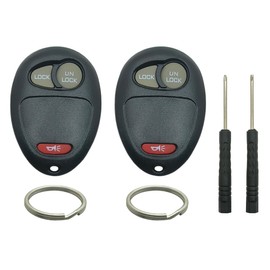 Key Fob Shell Case Replacement Fits for Chevy Colorado Venture GMC Canyon Hummer H3 Pontiac Montana Oldsmobile Silhouette Isuzu Keyless Entry Car Remote Cover (3 Buttons C)