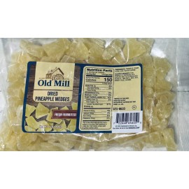 Old Mill Dried PINEAPPLE WEDGES 16 oz Bag FRESH