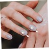 Beavorty 5pcs Rhinestone Pendant Nail Charms for Nail Art for