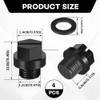 4pcs SPX1700FG Pool Pump Pipe Plug with 4pcs Gasket Replacements,