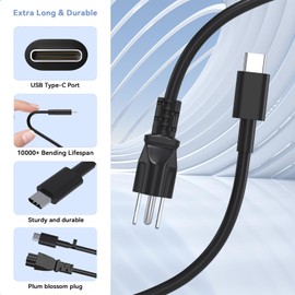 165W USB-C Laptop Charger Compatible with Dell Pro Max/Precision 5690 5680