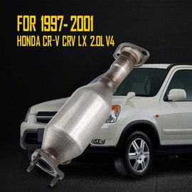 KAC Catalytic Converter, 16387 Catalytic Converter Fit for 1997-2001 CR-V LX 2.0L V4,High Flow Stainless Steel Catalytic Converter(EPA Compliant)