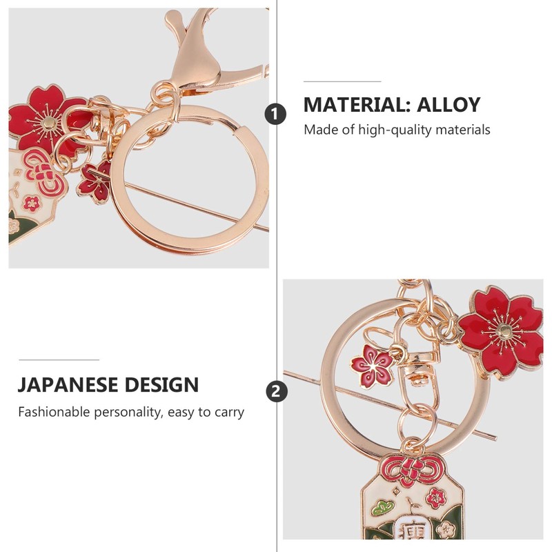 Generic Feng Shui Key Fob, Good Luck Keyring, Keying, Cherry