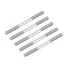 METALLIXITY 5pcs Double Head Stud Screw M6 Screw 70mm Length