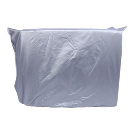 Home Outdoor Air Conditioner Cover Rectangle Anti-Dust Anti-Snow Waterproof 3 Sizes - Silver ( Size : 94x40x73cm )
