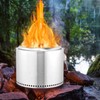Fire Pit Portable Outdoor Wood Burning Patio Backyard Firepit for