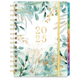 2025 Planner - 2025 Planner Weekly and Monthly, Jan.2025-Dec.2025, 6.4'' x 8.5'', 2025 Calendar Monthly Planner with 12 Colorful Tabs, Functional Pages