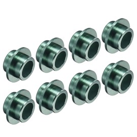 PATIKIL 8 Pack Inline Axle Bushing Spacer Wheel Centre Skates Roller Green