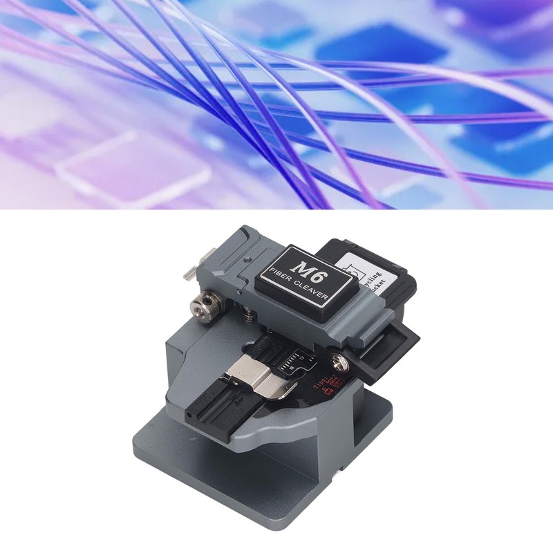Optical Fiber Cleaver Tool Cutter 60000 Time Cutting High Accuracy