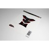 BIKE-label Tank Pad Small 3D Motorcycle Red Compatible with Honda
