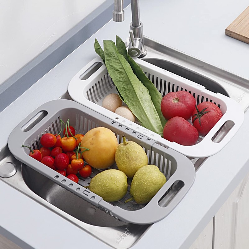 NDBOX Extendable Colander Strainer - Light, Strong, Sturdy and Durable