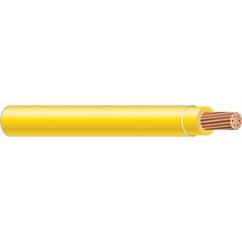 6 AWG 19-Stranded THHN Yellow Copper Building Wire (90ft cut)