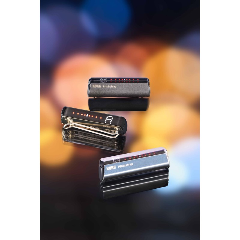 Korg Pitchstrap Strap Mounted Guitar Tuner - Gold