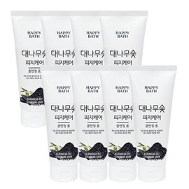 Happybath 해피바스 대나무숯 피지흡착 클렌징폼 200g x8 Happy Bath Bamboo Charcoal Pore Cleansing Foam 200g x8