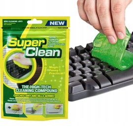 TRIXES Tastatur Reinigerin - Staub- / Schmutzentferner für PC, Computer, Mobile und andere Alltagsgegenstände - wiederverwendbarer Kitt