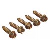 Original Gold Screws Ice Racing Studs 1/2" Deep V Design 250 ct Made in USA