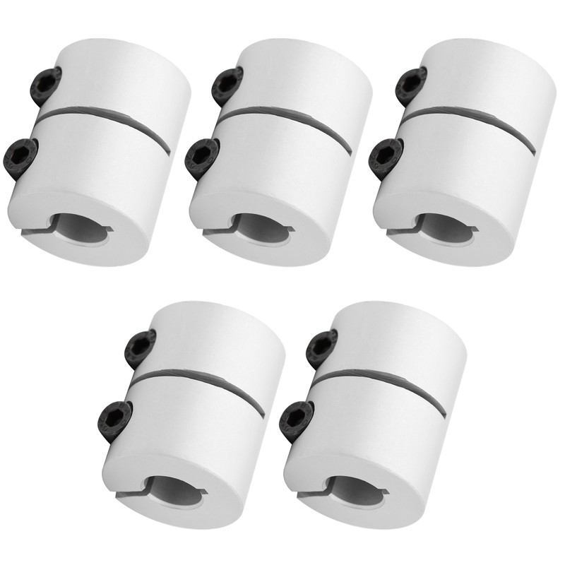 5Pcs Shaft Coupler Coupling Aluminium Alloy Connector for 3D Printer