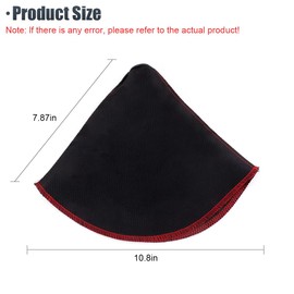 UHANBUT Car Shift Boot Cover, Waterproof Canvas Manual/Automatic Vehicle Shift Lever Knob Dust Decoration Cover, Universal JDM Style Fabric Car Shifter Sleeve Protector for Most Cars (Black)