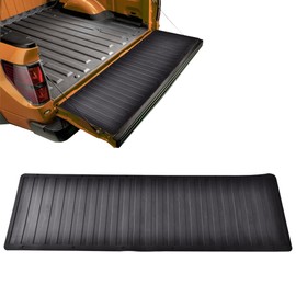 G-PLUS Heavy Duty Truck Bed Tailgate Mat Universal Tailgate Protector Trim Fit Most Pickup Trucks Extra Thick Rubber Cargo Liner 60" L x 19.5" W