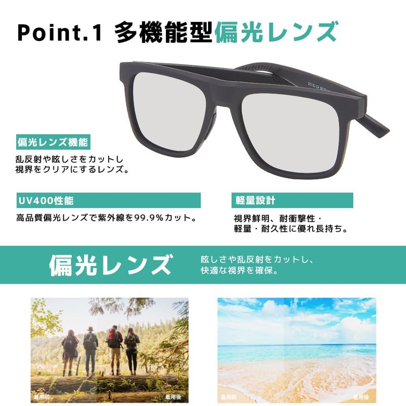 TaoTech Polarized Sunglasses, UV400 Ultraviolet Rays, Reflective Light, Strong Light,