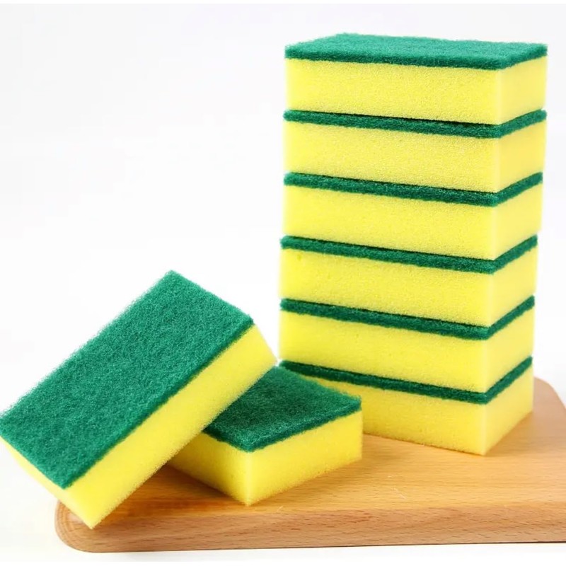 10 Pack Heavy Duty Kitchen Cleaning Sponges, Non-Scratch for Dish