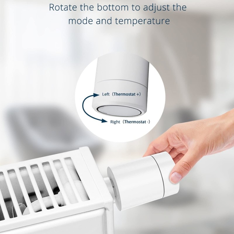 Thermostatic Radiator Valve, Smart Radiator Thermostat Valve, Digital Heating Temperature