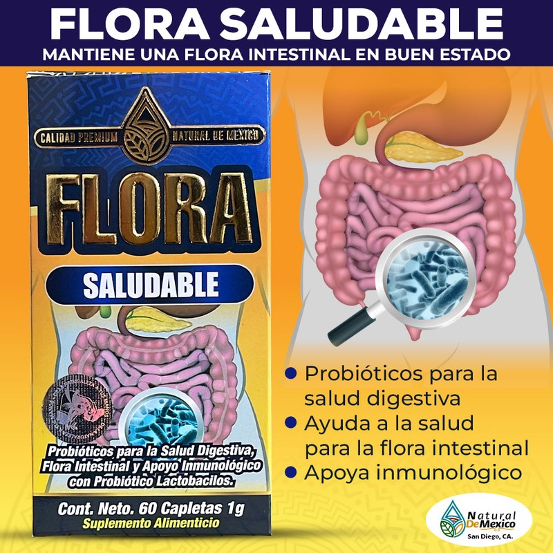 Tierra Naturaleza Suplemento Flora Saludable 60 Capletas
