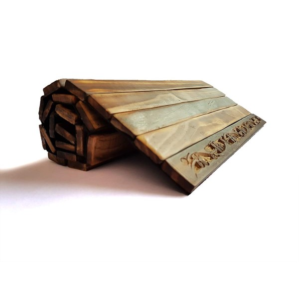 NeoTrove Sofa Arm Tray for Flat Armrest Hand Carved in