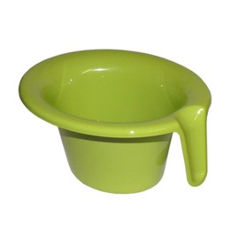 Kabea Windelfrei Micro Starter Set 6 Pieces with Abhato Storage Pots 2 Pot Covers and Non-Slip Rubber (Green Polypropylene Potty))