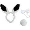 NuJake Kids White Bunny Rabbit 5 Piece Costume Set For