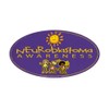 Magnetic Bumper Sticker - Neuroblastoma Awareness - Oval Shaped Support