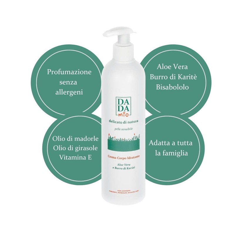 DADA mio Moisturising Body Cream with Aloe Vera and Shea