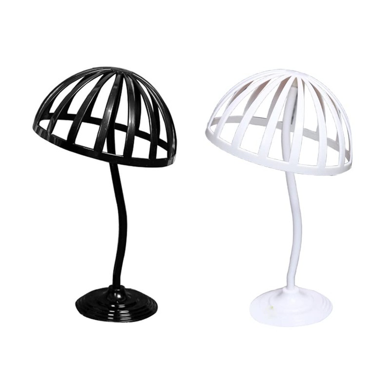 MEELYHOME Freestanding Wigs Hat Cap Storage Display Holder Rack Dryer