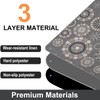 AiBOB Chair Mat for Carpeted Floors, Premium Quality Hard Material,