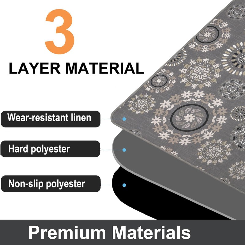 AiBOB Chair Mat for Carpeted Floors, Premium Quality Hard Material,