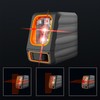 Cross Line Laser Level with Bracket 15M/ 49FT Self Leveling