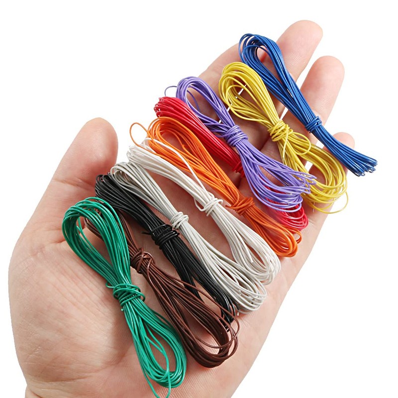 uxcell 10 Pcs 30 Gauge Wrapping Wire Tin Plated Copper