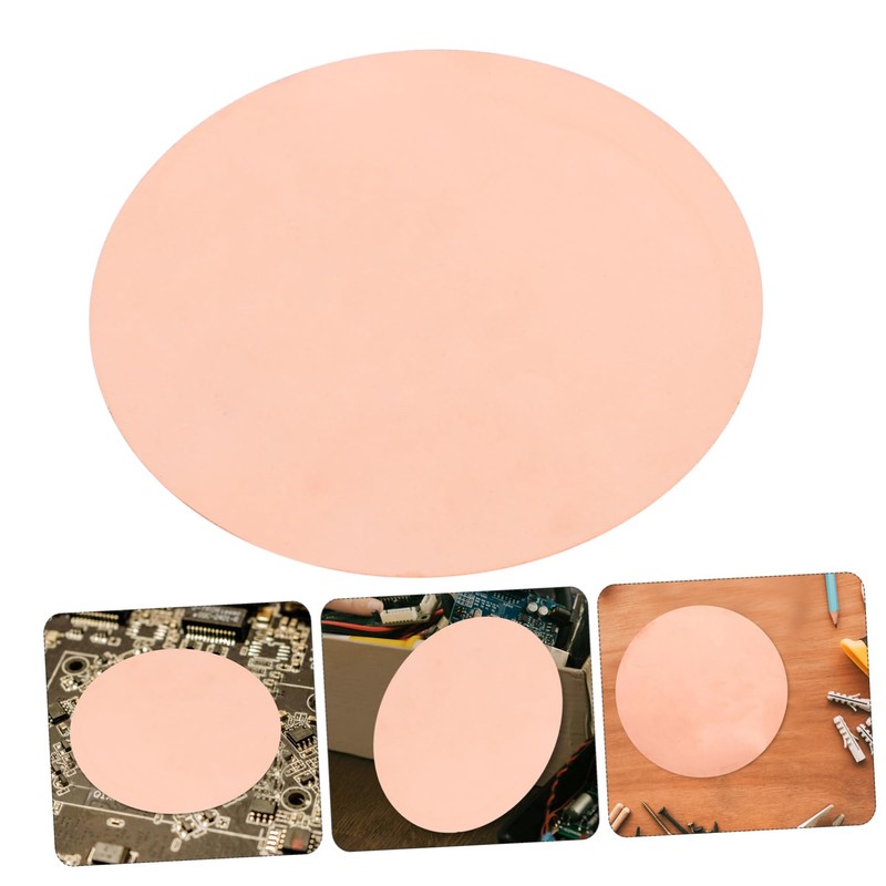 GLEAVI Copper Round Plate for Crafting and Repairs Thickness Copper