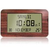 FISHTEC Radio-Controlled Alarm Clock - Calendar with Date Day and
